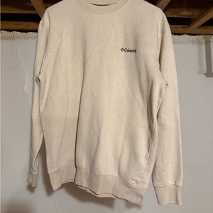 Columbia Men's Off-White Crewneck Sweater